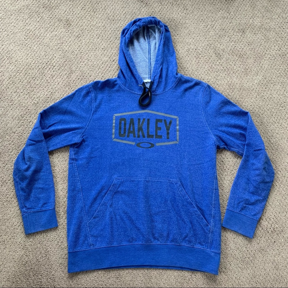 Blue Oakley Hooded Sweatshirt